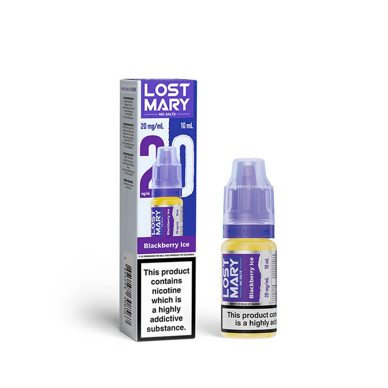 Lost Mary Blackberry Ice 10ml Nic Salts E-Liquid - Image 3