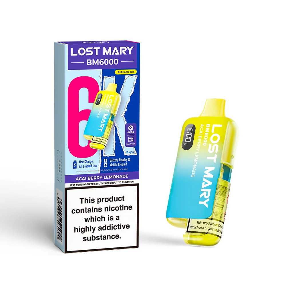 Lost Mary BM6000 Prefilled Pod Vape Kits - Image 17