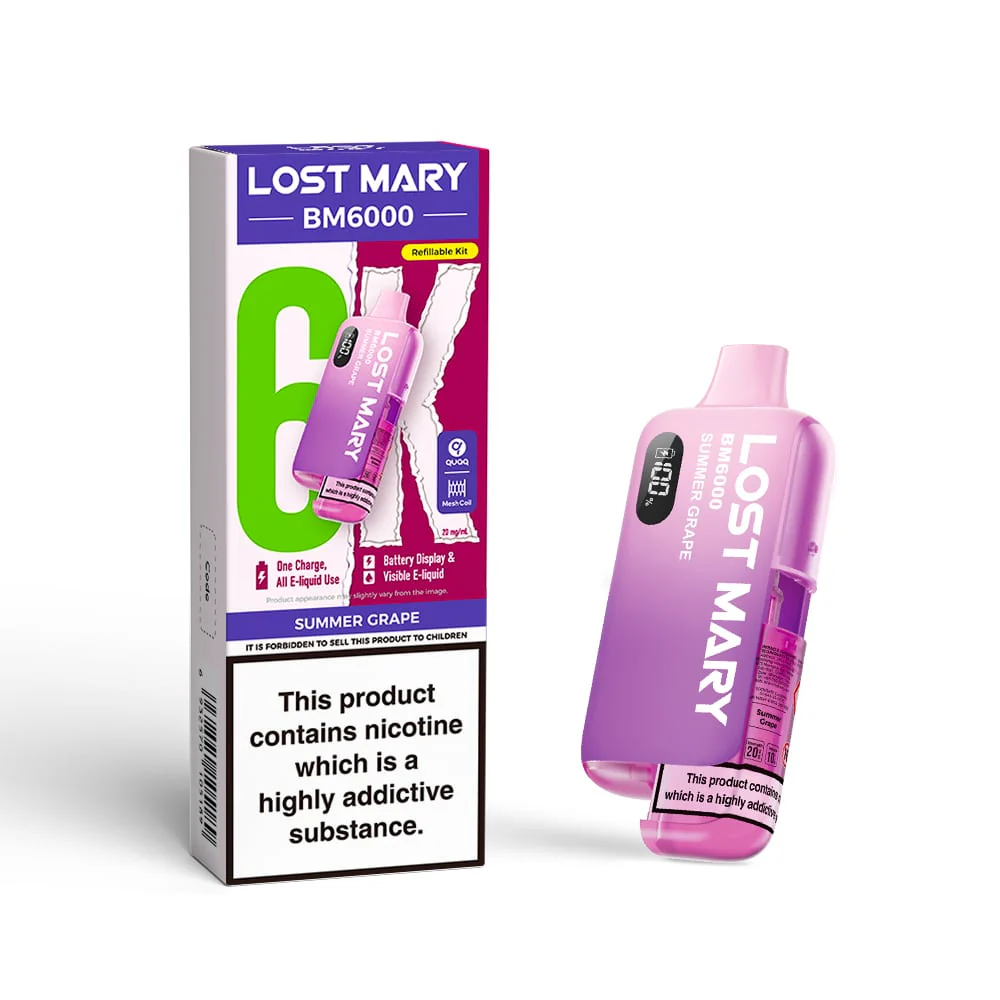 Lost Mary BM6000 Prefilled Pod Vape Kits - Image 4