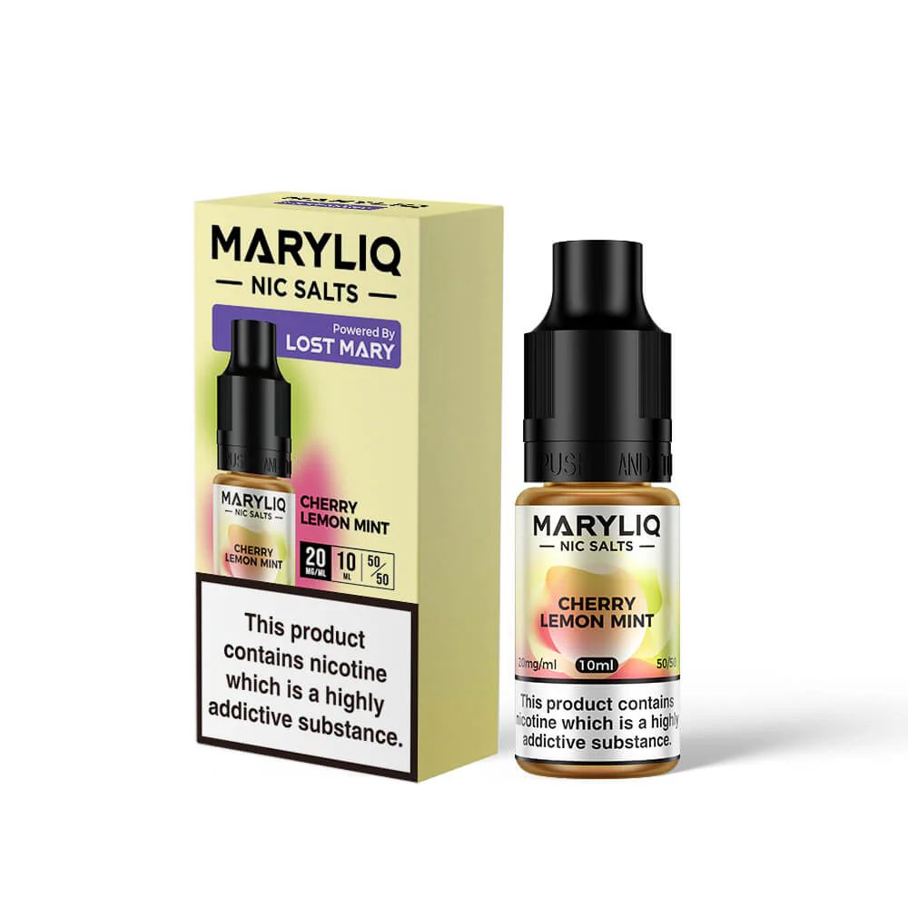 Lost Mary Maryliq Cherry Lemon Mint 10ml Nic Salt E-Liquid - Image 2