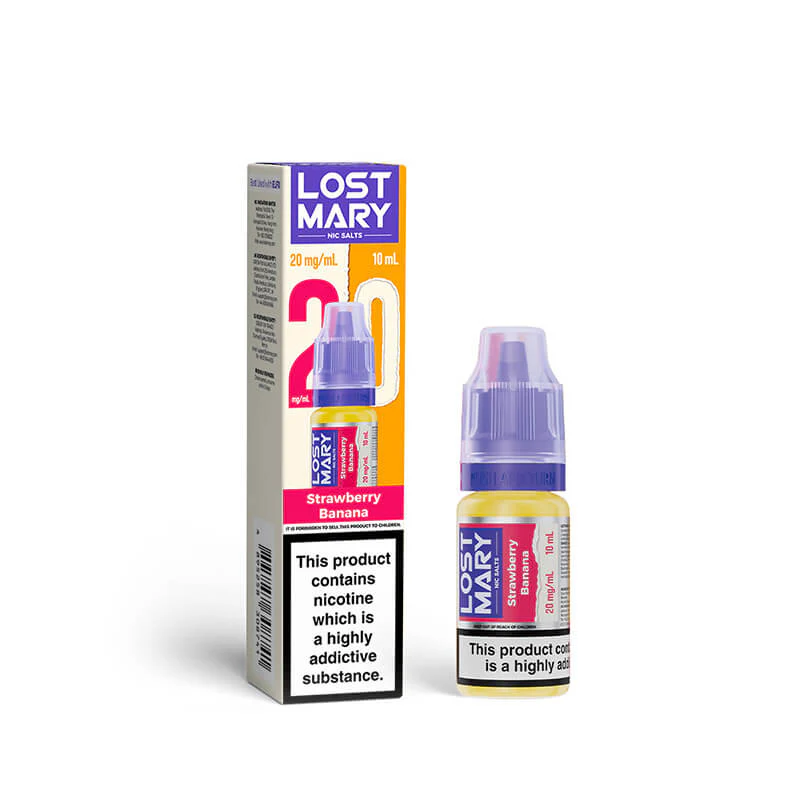 Lost Mary Strawberry Banana 10ml Nic Salts E-Liquid - Image 3