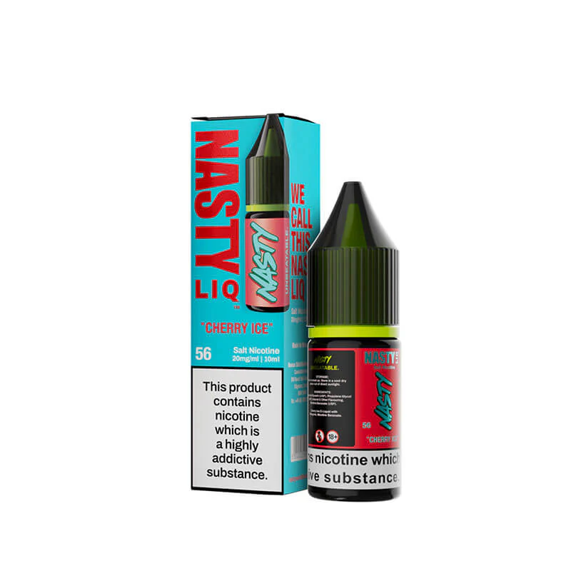Nasty Liq Cherry Ice 10ml Nic Salt E-Liquid By Nasty Juice - Image 2