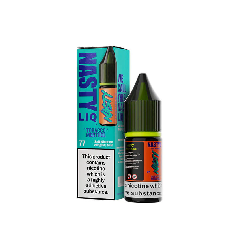 Nasty Liq Tobacco Menthol 10ml Nic Salt E-Liquid By Nasty Juice - Image 3