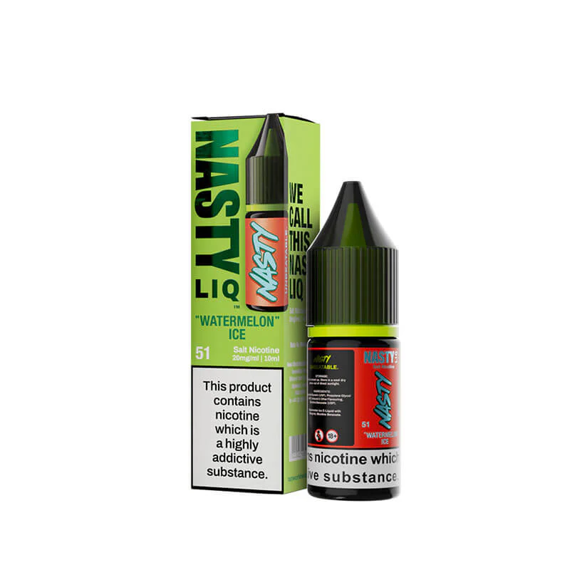 Nasty Liq Watermelon Ice 10ml Nic Salt E-Liquid By Nasty Juice - Image 2
