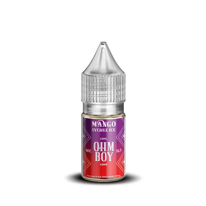 Ohm Boy Mango Kiwi Lychee Ice 10ml Nic Salt E-Liquid - Image 3