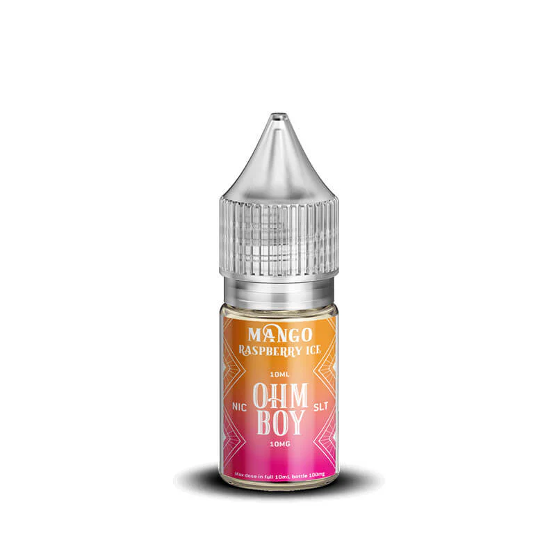 Ohm Boy Mango Raspberry Ice 10ml Nic Salt E-Liquid - Image 2