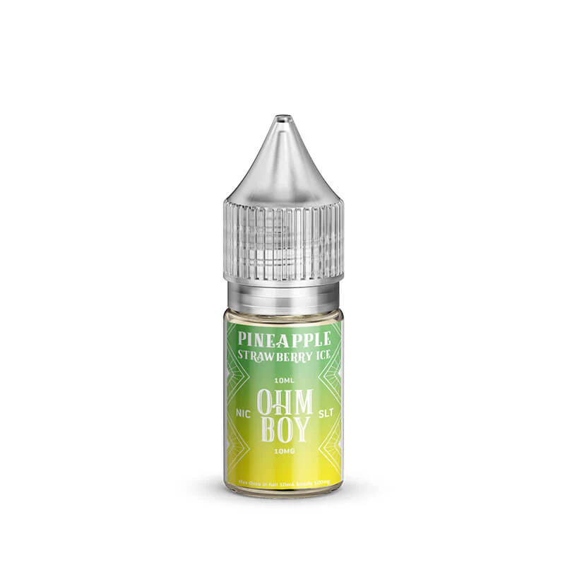 Ohm Boy Pineapple Strawberry Ice 10ml Nic Salt E-Liquid - Image 3