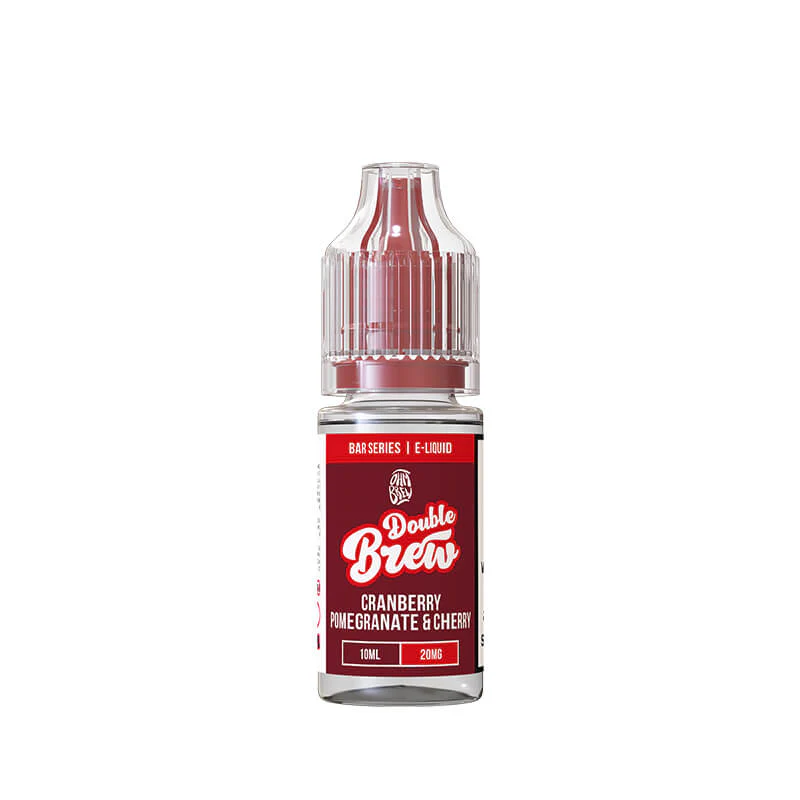 Ohm Brew Double Brew Cranberry Pomegranate & Cherry 10ml Nic Salt E-Liquid - Image 4