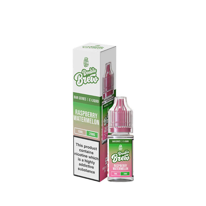 Ohm Brew Double Brew Raspberry Watermelon 10ml Nic Salt E-Liquid - Image 3