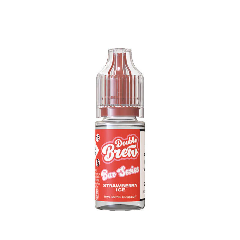 Ohm Brew Double Brew Strawberry Ice 10ml Nic Salt E-Liquid - Image 2