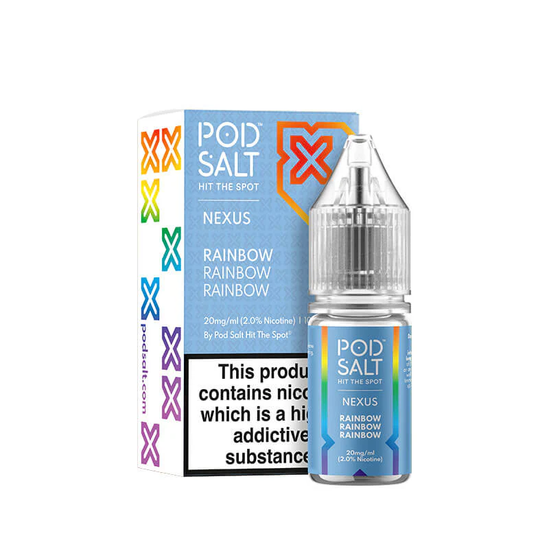 Pod Salt Nexus Rainbow Nic Salt E-Liquid 10ml - Image 3