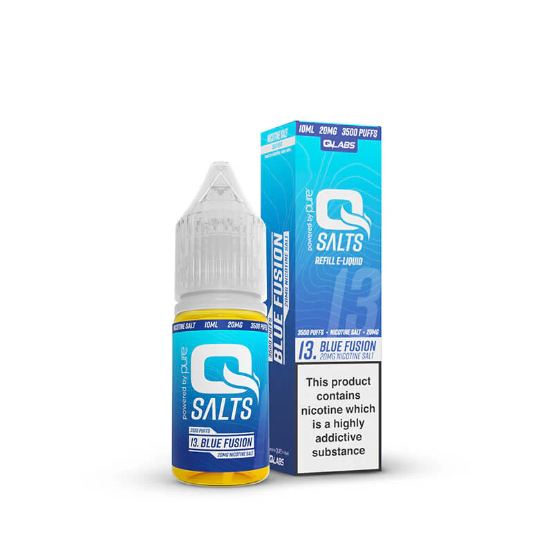 QSalts Blue Fusion 10ml Nic Salt E-Liquid - Image 4