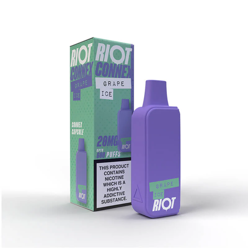 Riot Squad Connex Grape Ice Prefilled Vape Pod - 1PK - Image 3