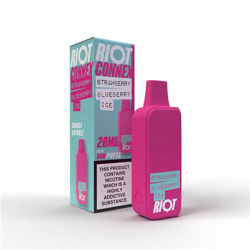 Riot Squad Connex Strawberry Blueberry Ice Prefilled Vape Pod - 1PK - Image 2