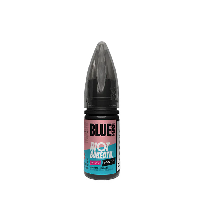 Riot Squad BAR EDTN Blue Peach No Ice 10ml Nic Salt E-Liquid - Image 2