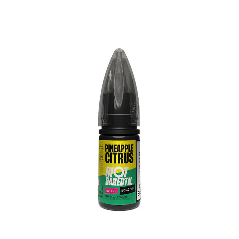 Riot Squad BAR EDTN Pineapple Citrus No Ice 10ml Nic Salt E-Liquid - Image 3