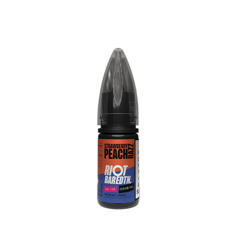 Riot Squad BAR EDTN Strawberry Peach Razz No Ice 10ml Nic Salt E-Liquid - Image 3