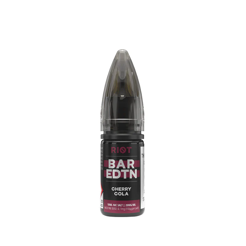 Riot Squad BAR EDTN Cherry Cola 10ml Nic Salt E-Liquid - Image 4
