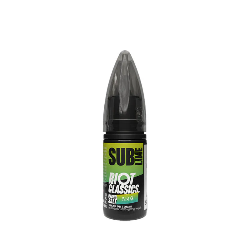 Riot Squad Sub Lime Nic Salt E-Liquid 10ml - Image 4