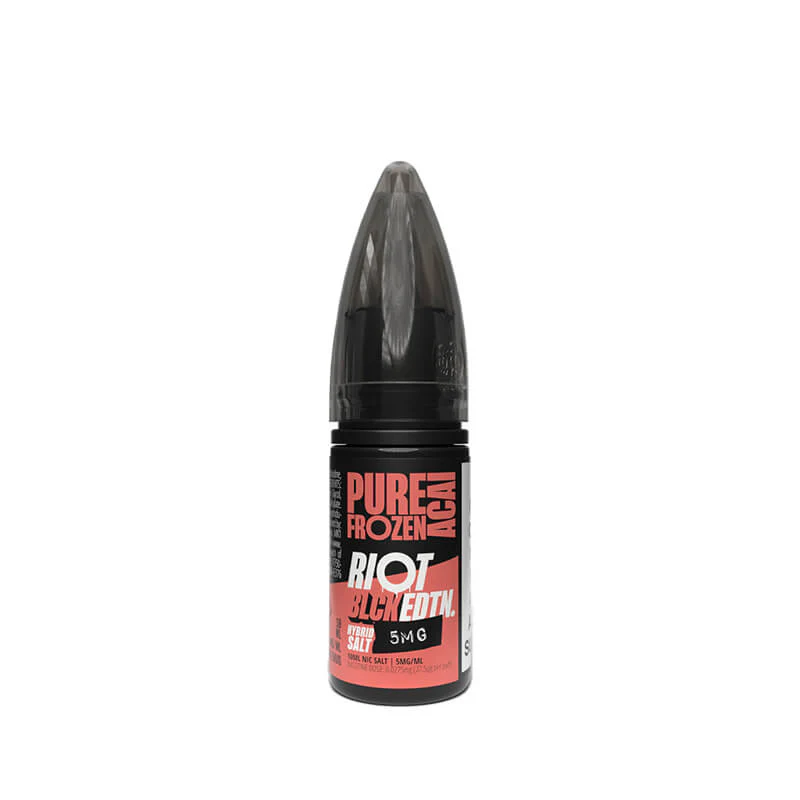 Riot Squad BLCK EDTN Pure Frozen Acai Nic Salt E-Liquid - Image 2