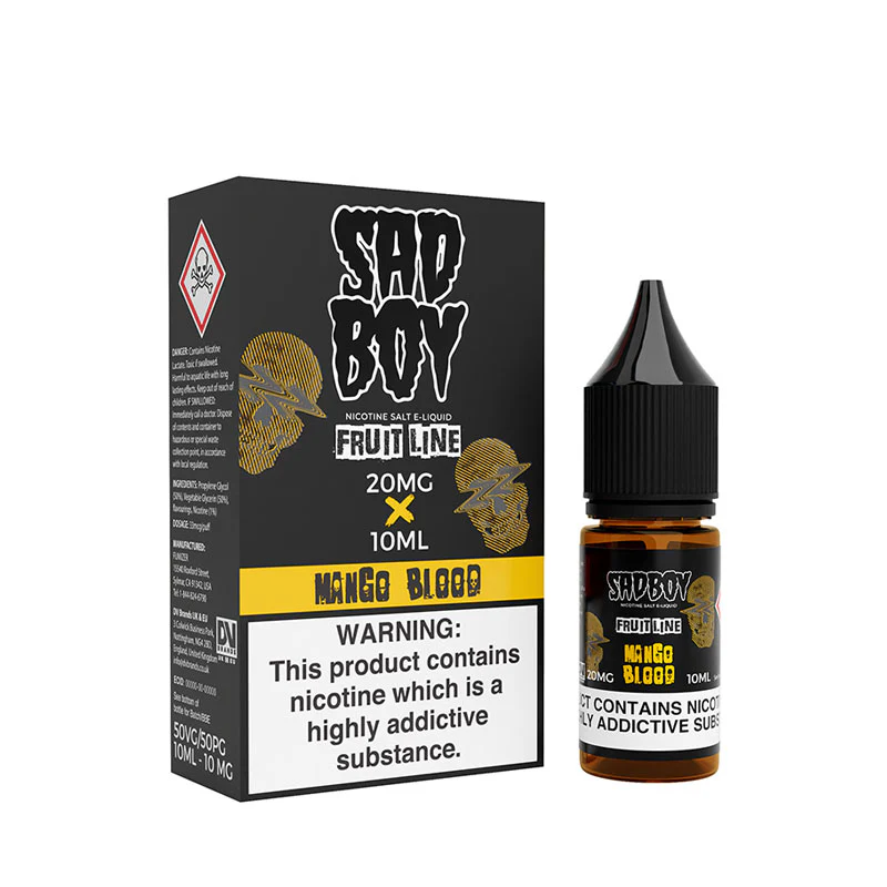 Sadboy Mango Blood 10ml Nic Salt E-Liquid - Image 3