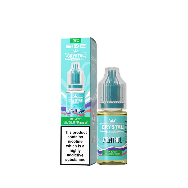 SKE Crystal Menthol Nic Salt E-Liquid 10ml - Image 3
