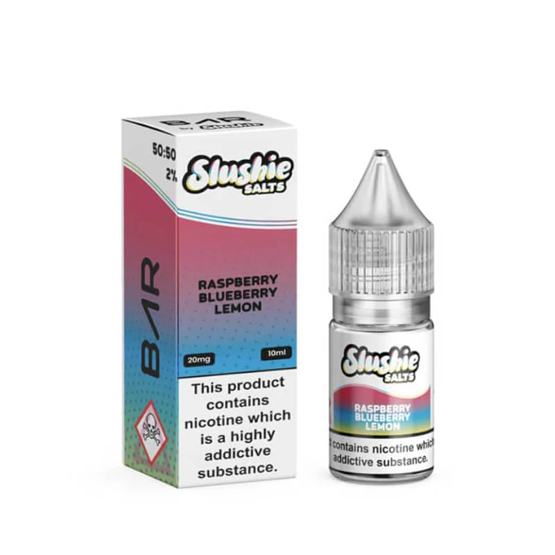 Slushie Bar Salts Raspberry Blueberry lemon 10ml E-Liquid - Image 3