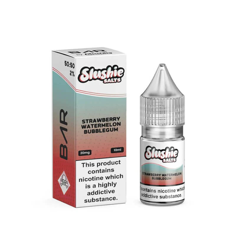 Slushie Bar Salts Strawberry Watermelon Bubblegum 10ml E-Liquid - Image 2