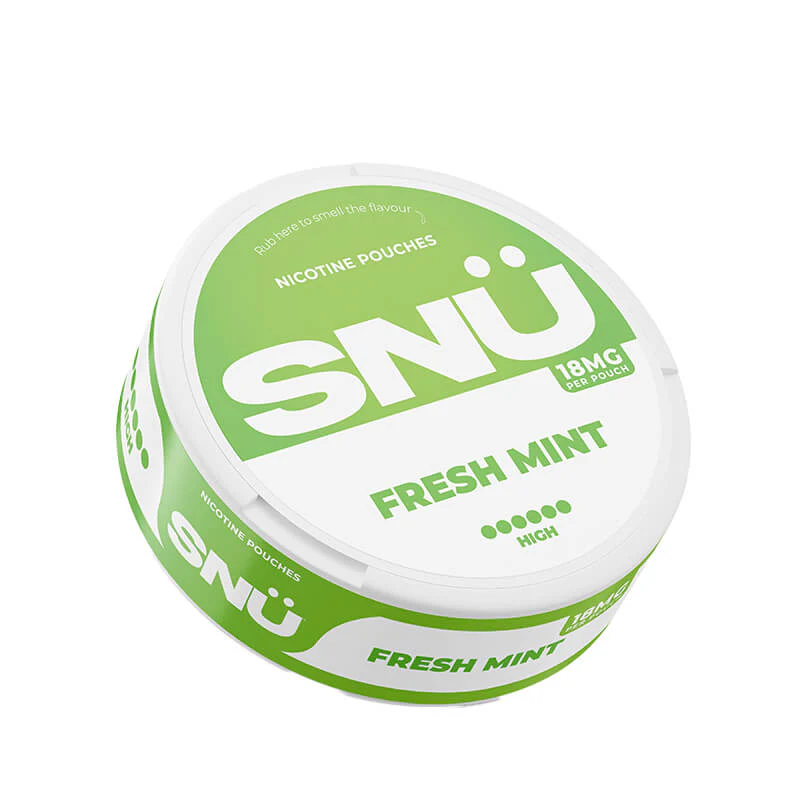 SNU Fresh Mint Nic Pouches by Bar Juice - Image 3