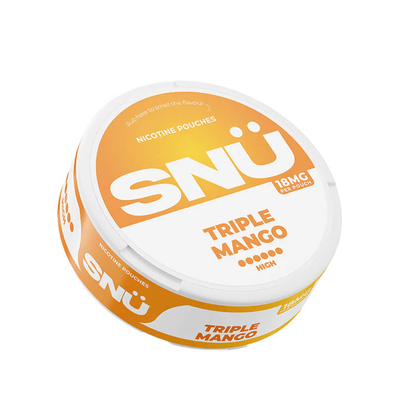SNU Triple Mango Nic Pouches by Bar Juice - Image 4