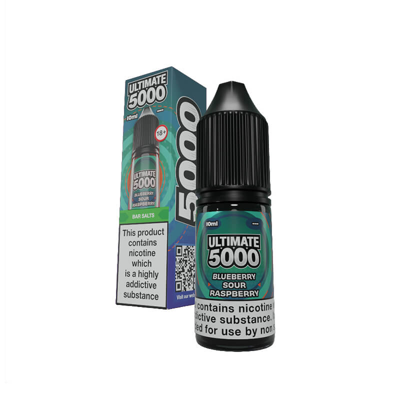 Ultimate 5000 Bar Salt Blueberry Sour Raspberry 10ml E-Liquid By Ultimate Juice - Image 4