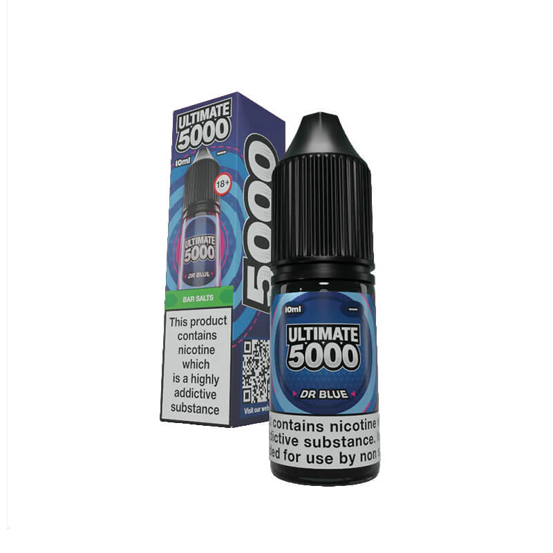Ultimate 5000 Bar Salt Dr Blue 10ml E-Liquid By Ultimate Juice - Image 4