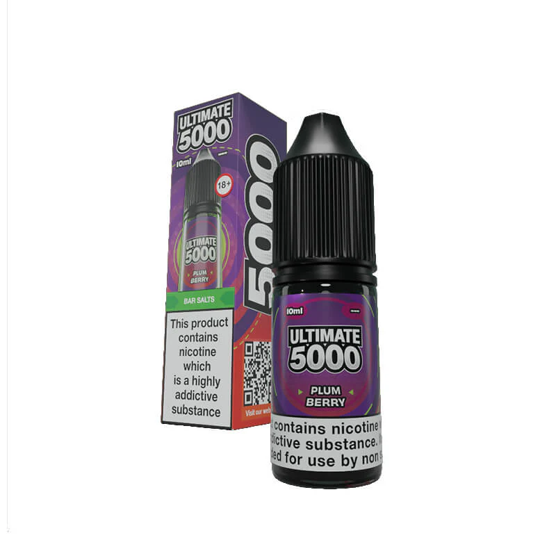 Ultimate 5000 Bar Salt Plum Berry 10ml E-Liquid By Ultimate Juice - Image 3
