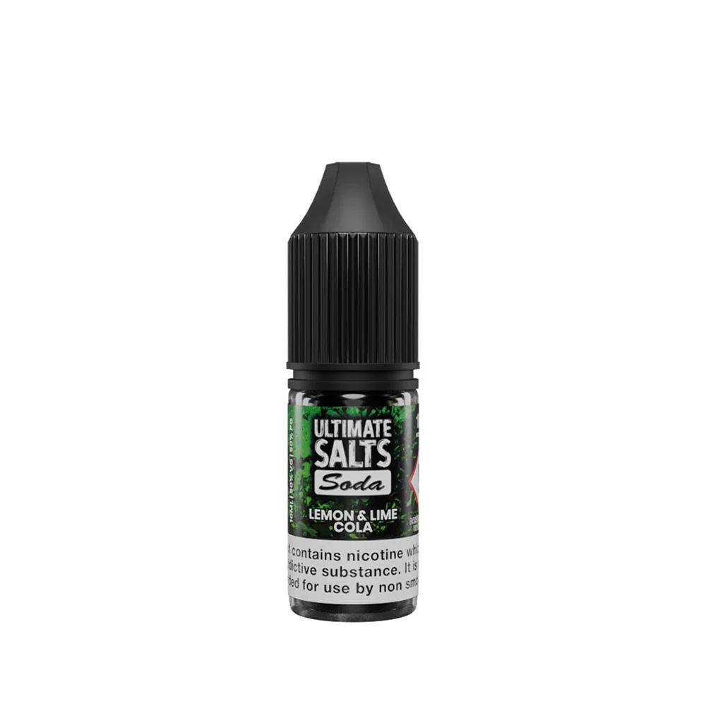 Ultimate Salts Soda Lemon & Lime Cola 10ml Nic Salt E-Liquid - Image 3