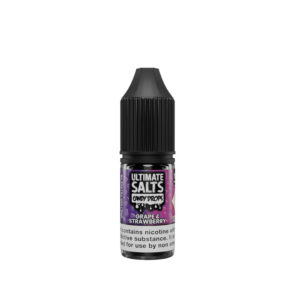 Ultimate Salts Candy Drops Grape and Strawberry Nic Salt E-Liquid - Image 3