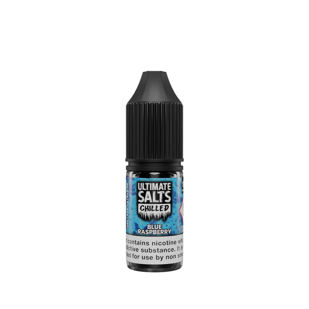 Ultimate Salts Chilled Blue Raspberry Nic Salt E-Liquid 10ml - Image 3
