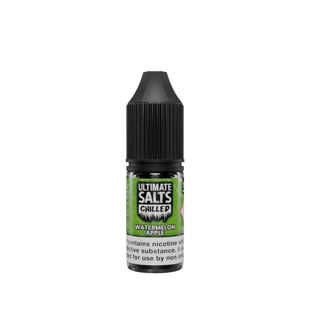Ultimate Salts Chilled Watermelon Apple Nic Salt E-Liquid 10ml - Image 3