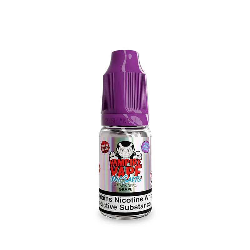 Vampire Vape Heisenberg Grape 10ml Nic Salt E-Liquid - Image 3