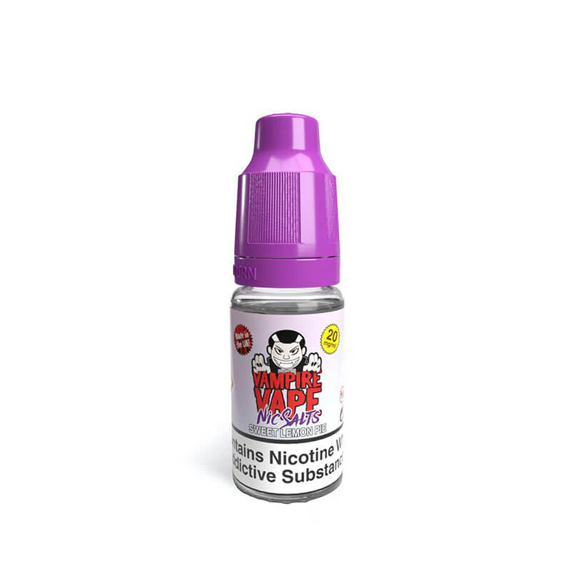 Vampire Vape Sweet Lemon Pie Nic Salt E-Liquid 10ml - Image 2