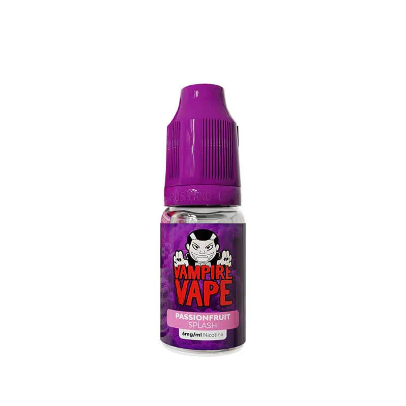 Vampire Vape Tropical Passionfruit Splash 10ml Freebase E-Liquid - Image 4