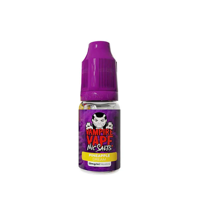 Vampire Vape Tropical Pineapple Dream 10ml Nic Salt E-Liquid - Image 2