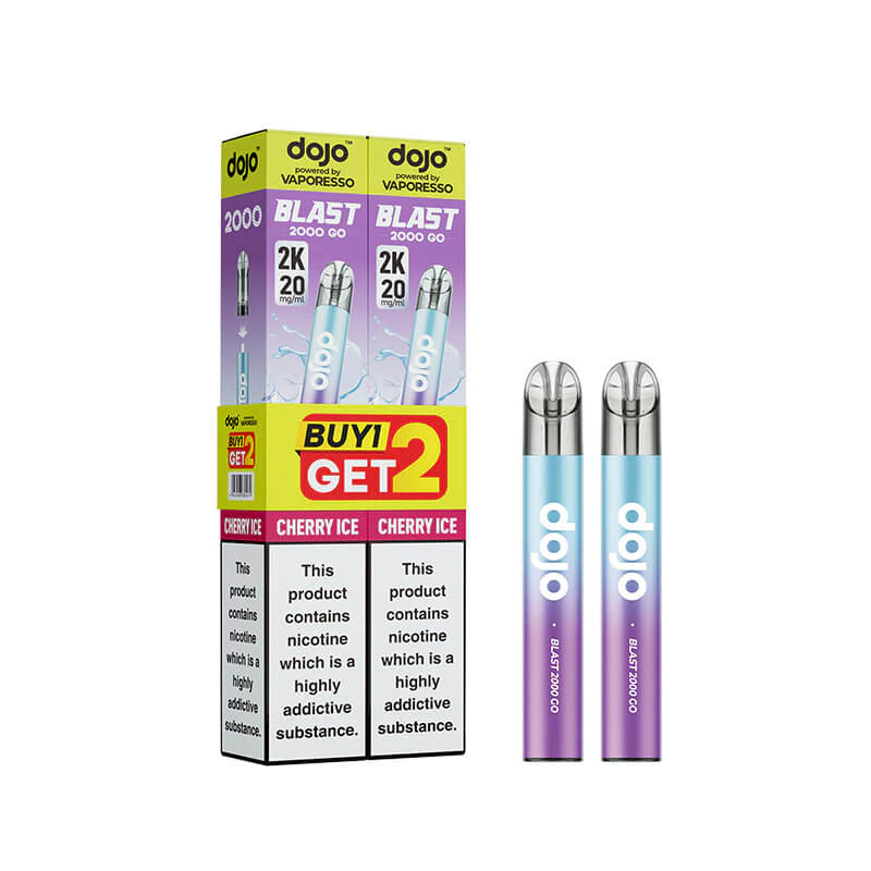 Vaporesso DOJO Blast 2000 Go V2 Prefilled Pod Vape Kit 2pk - Image 3