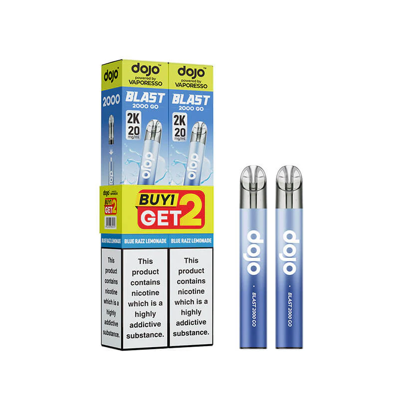 Vaporesso DOJO Blast 2000 Go V2 Prefilled Pod Vape Kit 2pk - Image 5