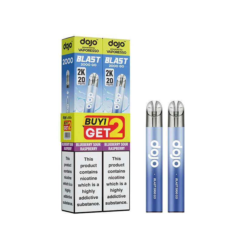 Vaporesso DOJO Blast 2000 Go V2 Prefilled Pod Vape Kit 2pk - Image 8