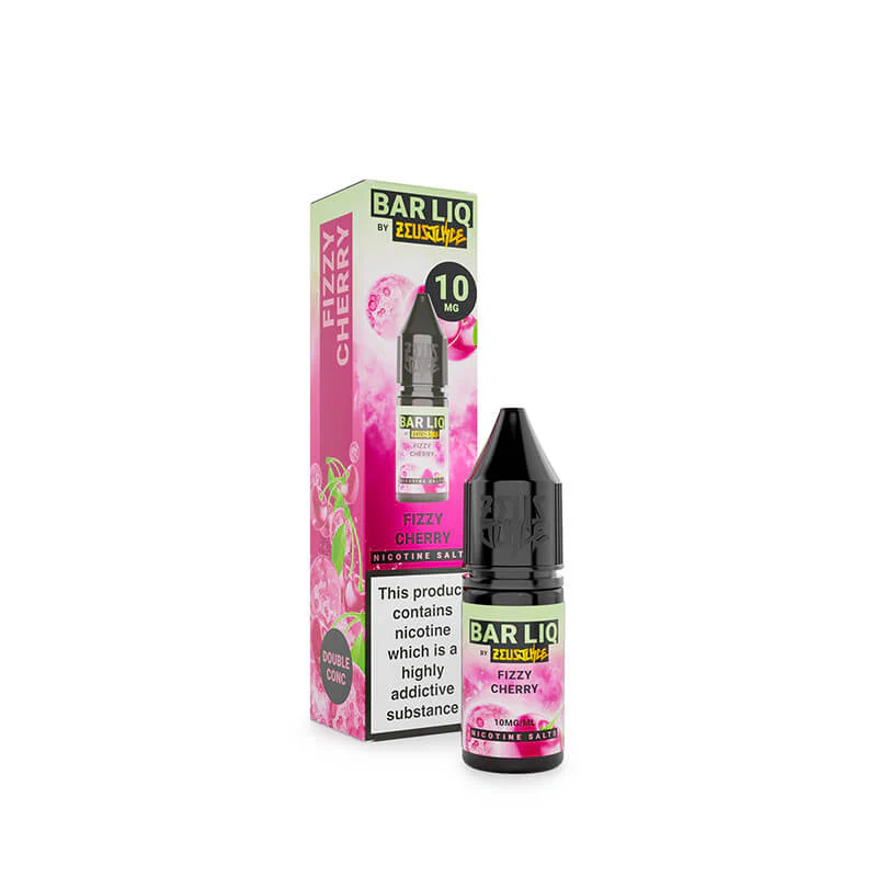 Zeus Juice Bar Liq Fizzy Cherry Nic Salt E-Liquid 10ml - Image 2