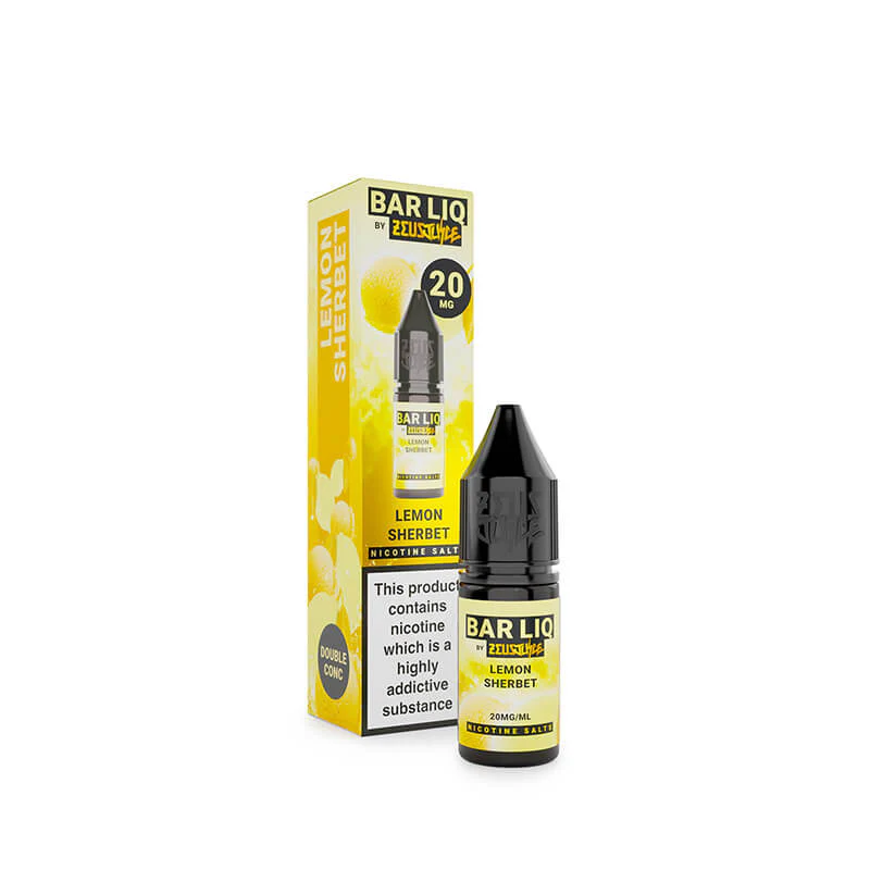 Zeus Juice Bar Liq Lemon Sherbet Nic Salt E-Liquid 10ml - Image 3
