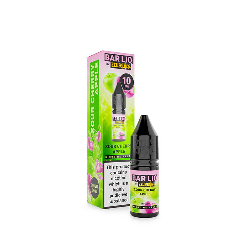 Zeus Juice Bar Liq Sour Cherry Apple Nic Salt E-Liquid 10ml - Image 2
