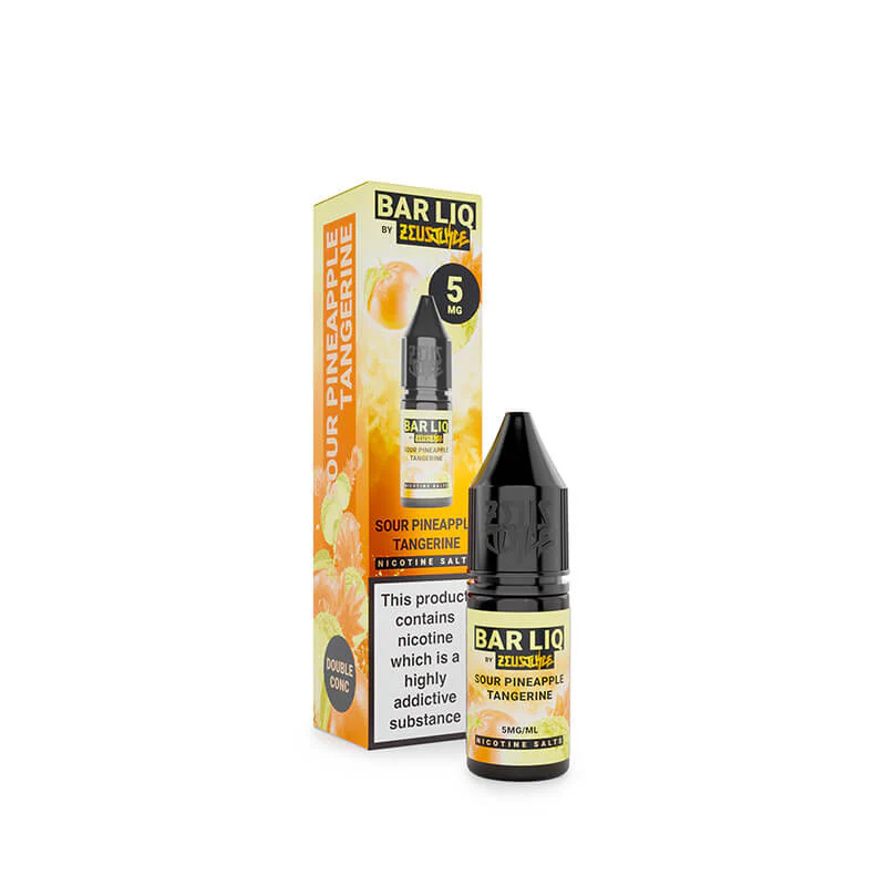 Zeus Juice Bar Liq Sour Pineapple Tangerine Nic Salt E-Liquid 10ml